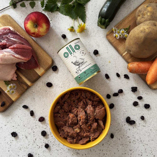 Ollo Wet Food Dogs with Turkey Grain-Free 850gr