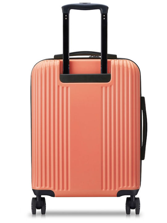 Delsey Paris Ophelie Βαλίτσα Ταξιδίου Σκληρή Coral Pink με 4 Ρόδες