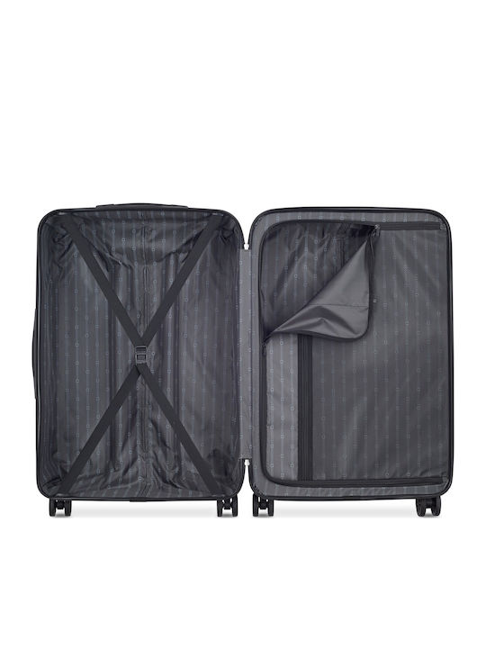 Delsey Ophelie Travel Suitcases Hard Red with 4 Wheels Set of 3pcs