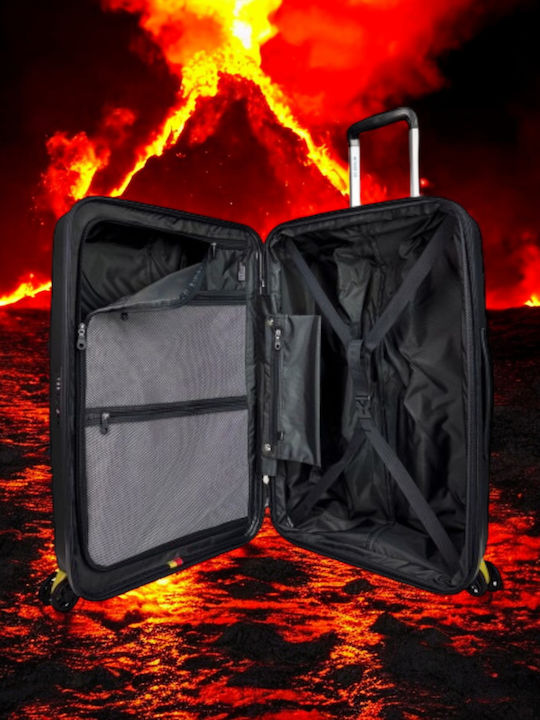 Bg Berlin Expandable Βαλίτσες Ταξιδιού Σκληρές Black με 4 Ρόδες