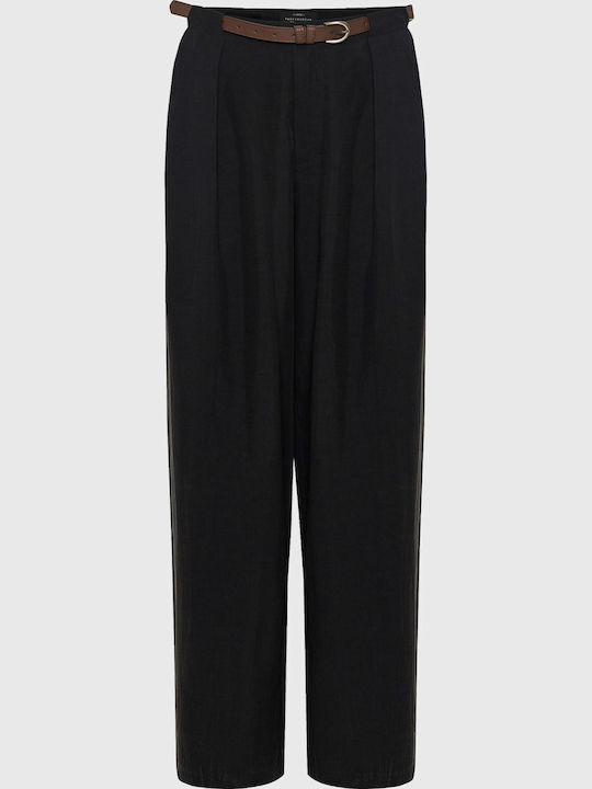 Women's High Rise Pantaloons Black