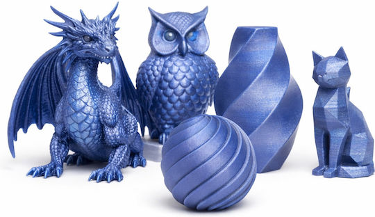 Pla Filament 3d Printer Smart Print 1 Kg 1.75 Mm Sparkling Particles Galaxy Blue
