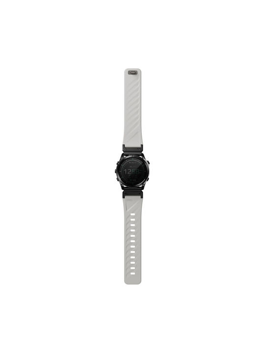 Uniq Fluo X Smart-fit Tragbare Bänder Garmin 22mm Grau
