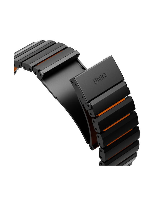 Uniq Silicone Strap Black (Apple Watch 44/45/46/49mm)