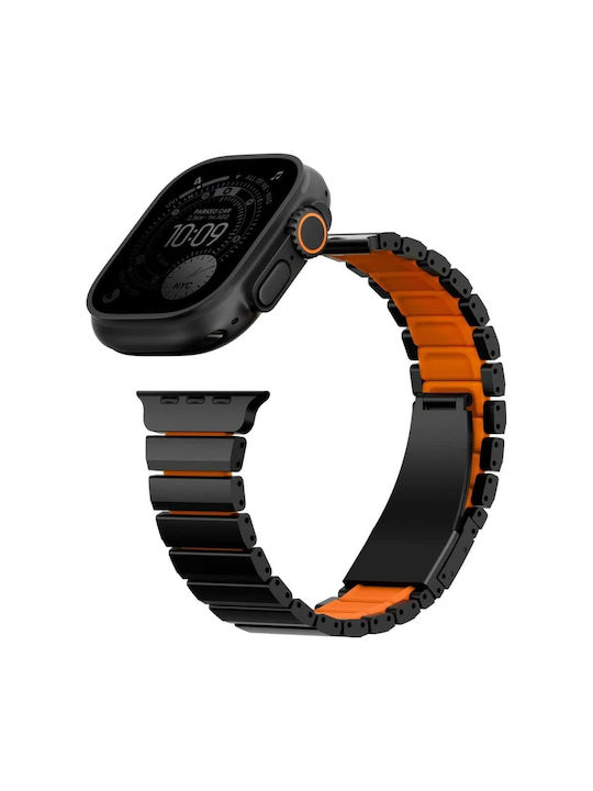 Uniq Silicone Strap Black (Apple Watch 44/45/46/49mm)