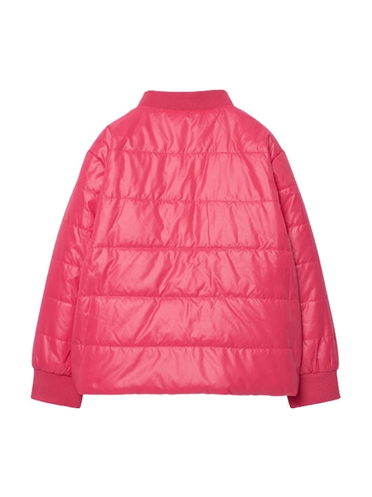 Kinderjacken & Winterjacken Parka Beidseitig Lila