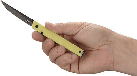 Columbia River Knives Ceo Bamboo Taschenmesser Gelbes