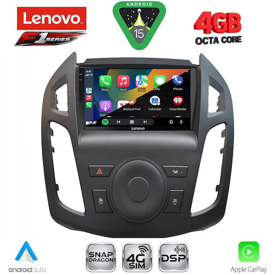 Lenovo Ηχοσύστημα Αυτοκινήτου για Ford Transit Connect 2013-2018 (Bluetooth/USB/WiFi/GPS/Apple-Carplay/Android-Auto) με Οθόνη Αφής 9"