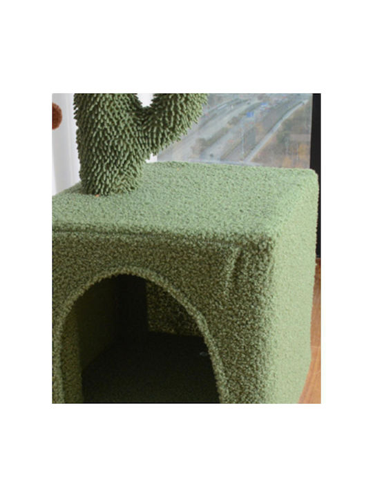 Animal Scratching Post Cat Trees Green 43x33x87cm