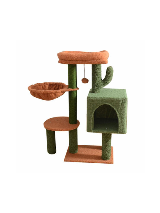 Animal Scratching Post Cat Trees Green 43x33x87cm