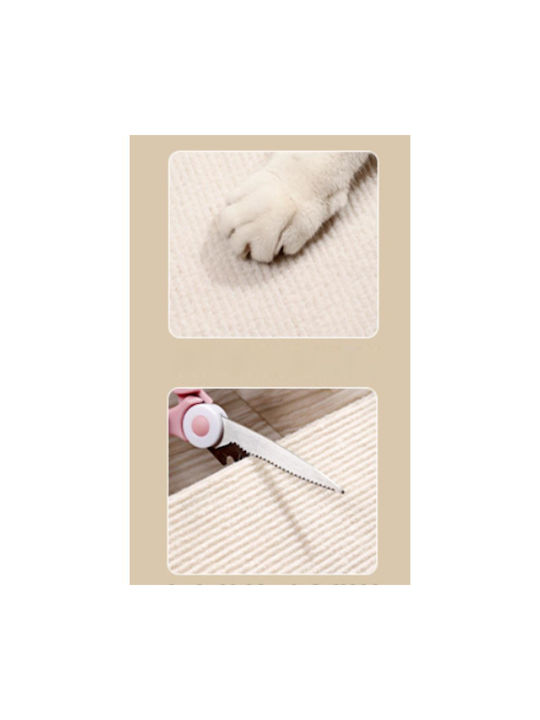 Adhesive Cat Scratching Post Cat Shape Size 50x80cm