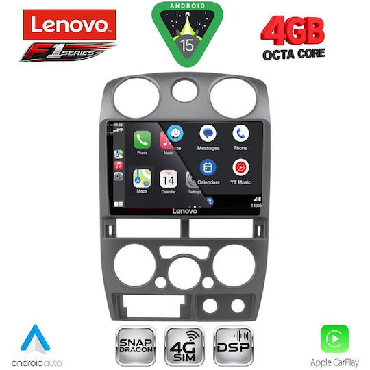 Lenovo Car Audio System Isuzu D-Max 2008-2012 Bluetooth USB WiFi GPS Apple CarPlay Android Auto with 9" Touch Screen