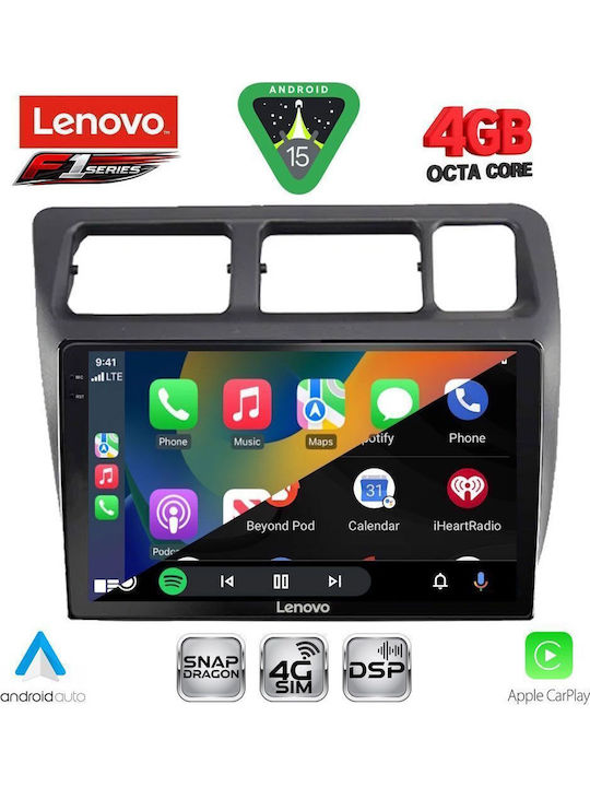 Lenovo Car Audio System for Toyota Corolla 1992-1997 Bluetooth USB WiFi GPS Apple CarPlay Android Auto with 9" Touch Screen