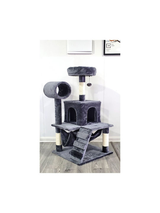 Animal Scratching Post Cat Trees Gray 4 levels 50x50x115cm