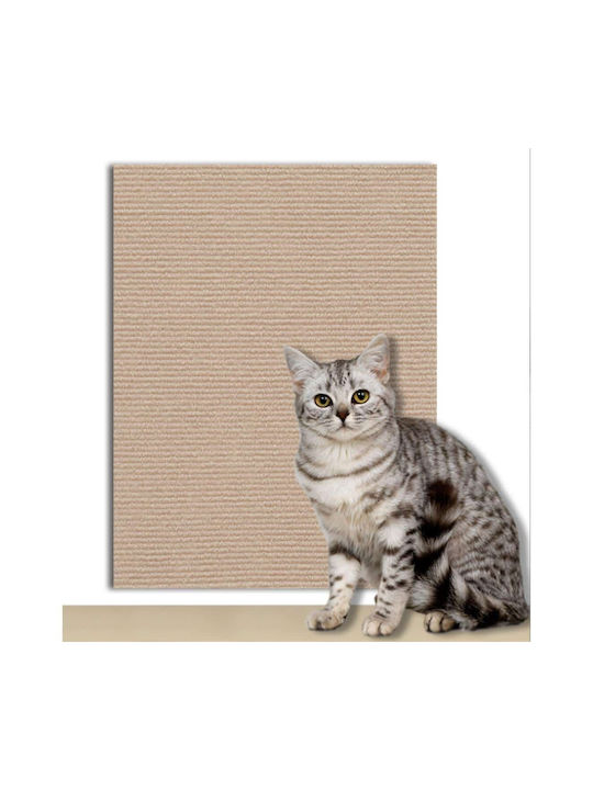 Animal Self-adhesive Cat Scratches Wallpaper Scratching Post Blue Wall Mounted 30x100cm