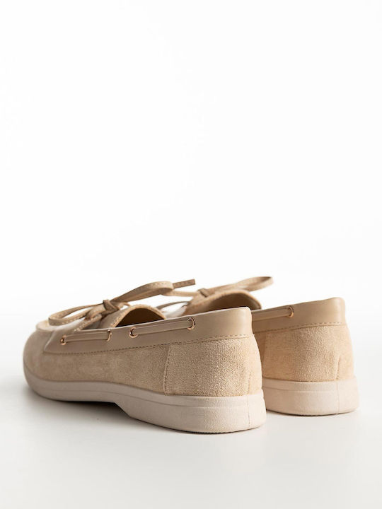 Γυναικεία Loafers σε Μπεζ Χρώμα