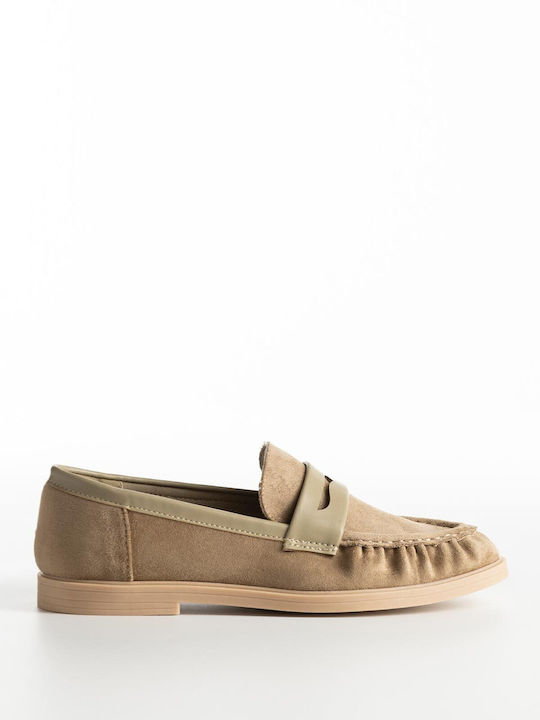 Mocasini Dama Loafers în Culoare Verde A26-310-9733-LADI
