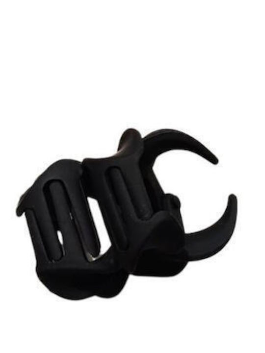Kids Hair Clip Flower In Black Colour