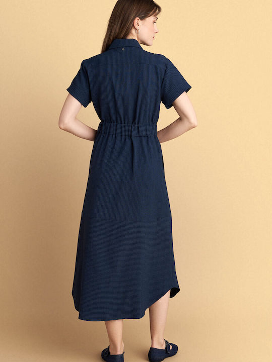 Midi Damenkleid Blau