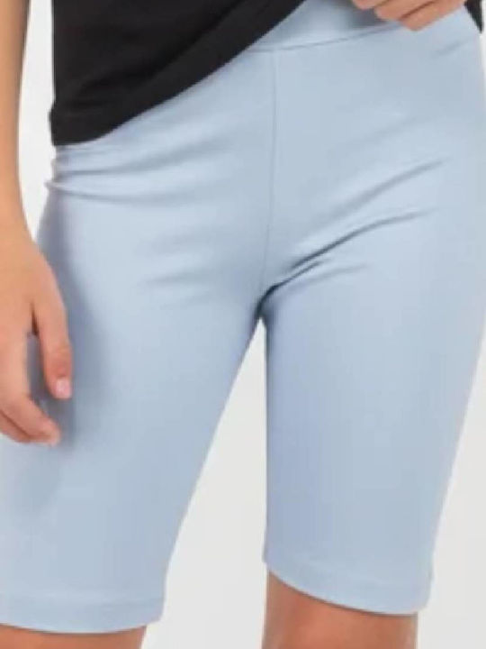 Kids Legging Sports Cycling Short Light Blue