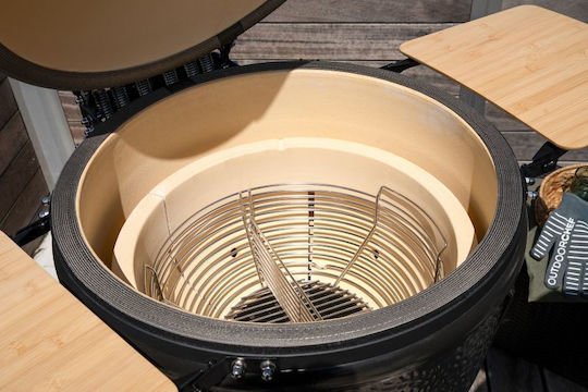 Outdoorchef Keramische Holzkohlegrill Kamado Mit einem Deckel und Thermometer 46x46cm