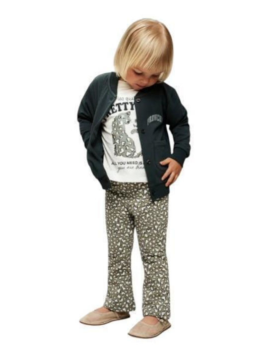 Kinderleggings Lang Khaki
