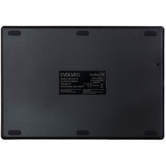 Evolveo Tabletă Grafică Evolveo Gfk-t8 Opt Butoane Programabile Grafico T8 Fără Ecran Negru Multicolor