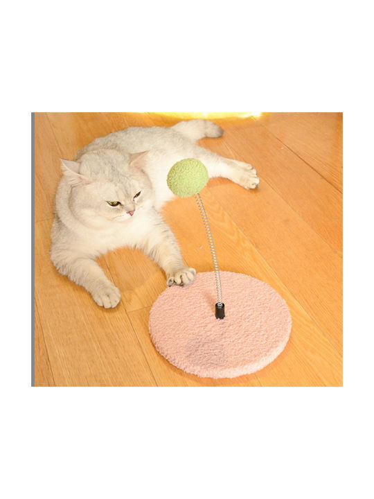 Interactive Cat Toy Spring Random Color Choice Size 20x20x17cm