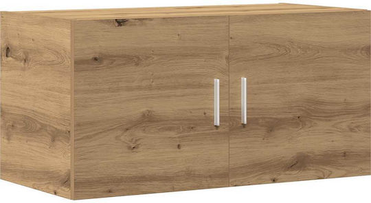 Hängeschrank fürs Wohnzimmer aus Spanplatte Artisan-Eiche 80x39x40cm