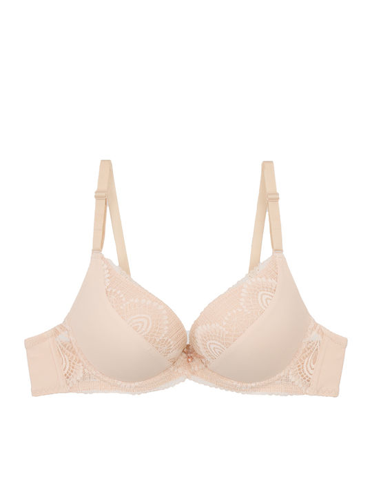 Beige Büstenhalter mit Bügel 2er Pack B Körbchen