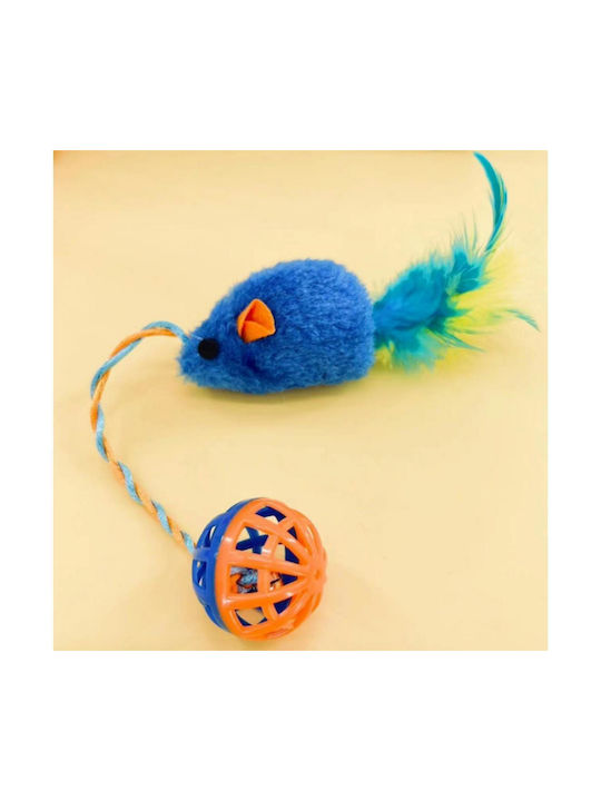 Cat Toy Mouse & Ball Size 30x4.5cm