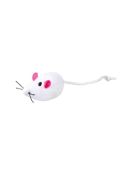Trixie Katzenspielzeug Maus Gray Mäuse mit Glocke Weiß/Grau 5cm 2 Stück