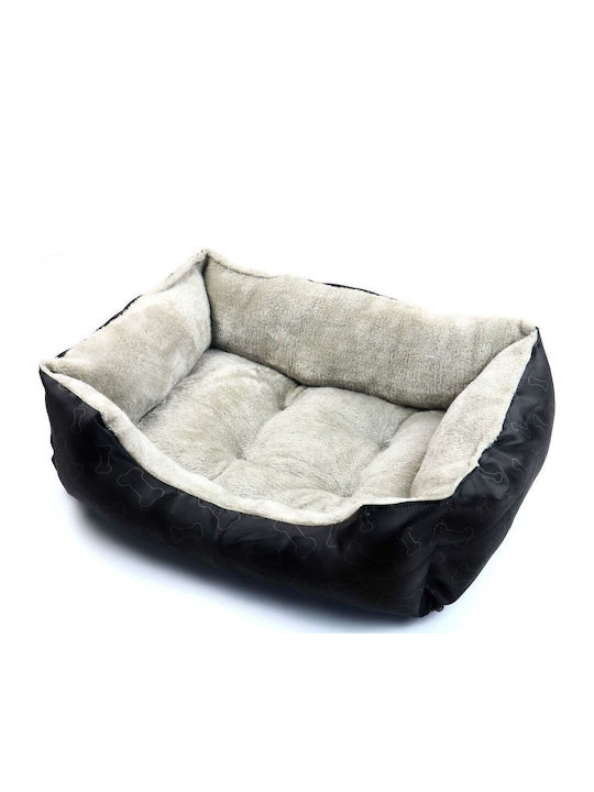 Animal Crib Sofa Dog Bed Black 80x70cm