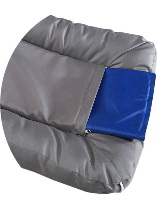 Animal Poof Dog Bed Gray 69x48cm