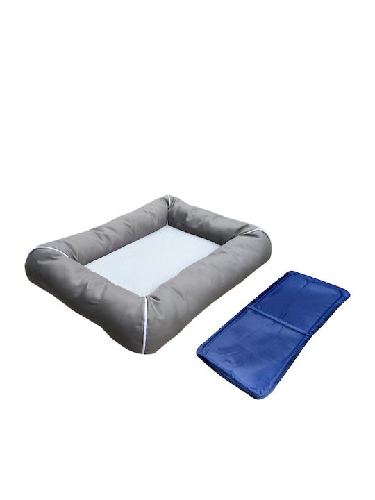 Animal Poof Dog Bed Gray 69x48cm