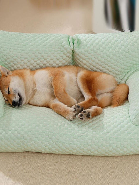 Animal Sofa Dog Bed Blue 90x56cm