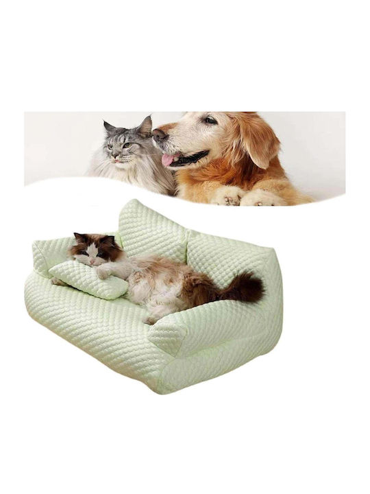 Animal Sofa Dog Bed Blue 90x56cm