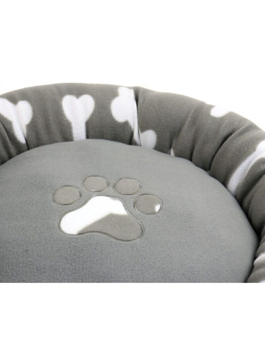 Animal Poof Dog Bed Gray 60x60cm