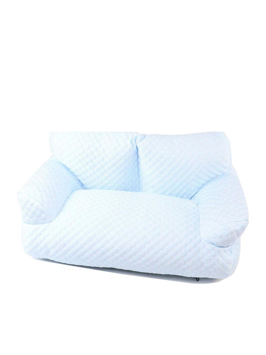 Animal Sofa Dog Bed Blue 90x56cm