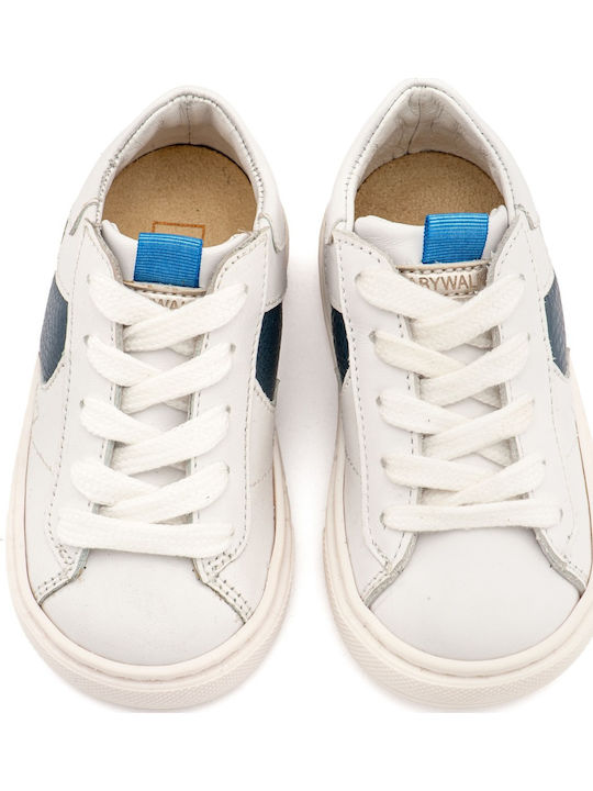 Babywalker Babywalker Leather Sneakers Ecru Christening Shoes for Boys