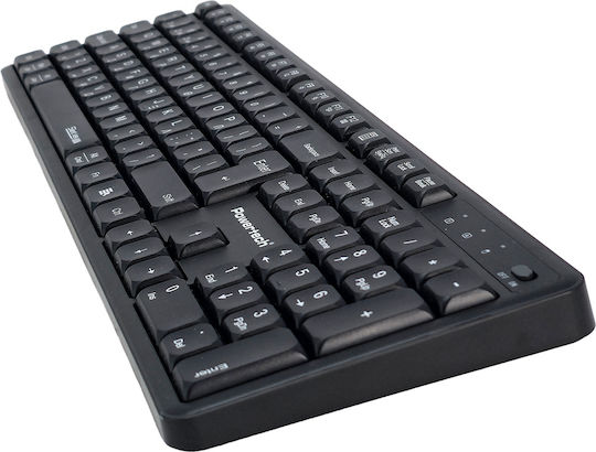 Powertech PT-1540 Kabelloses Bluetooth Tastatur & Maus Set Griechisch