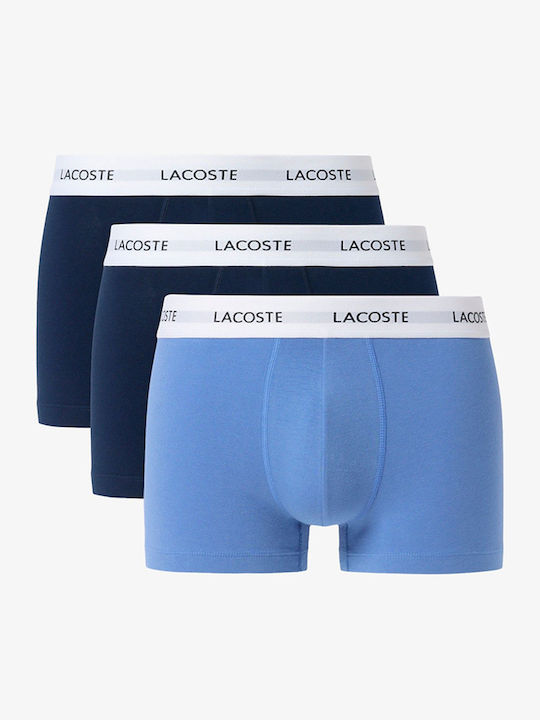 Lacoste Μποξεράκια 3Pack Μπλε