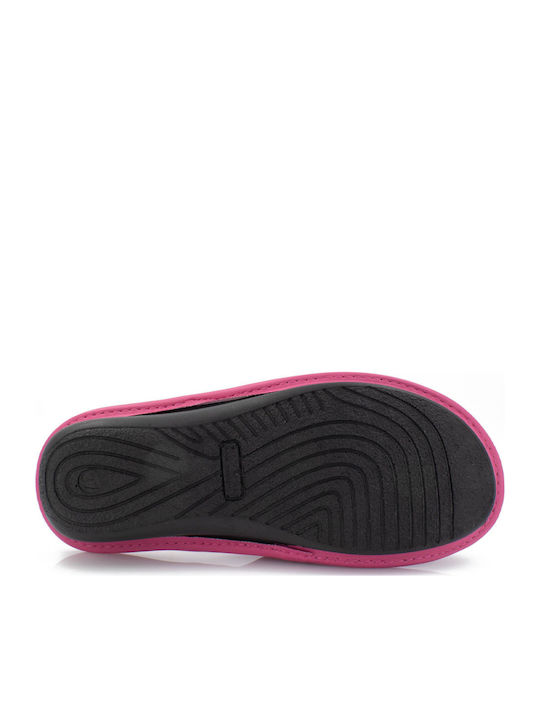 Anatomische Leder Damen Hausschuhe Fuchsie 3728-fuchsie