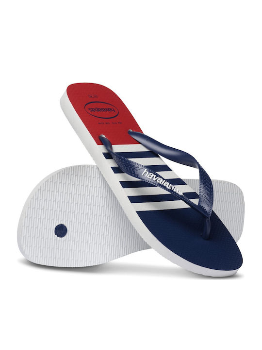Top Nautical Ανδρικά Flip Flops Λευκά