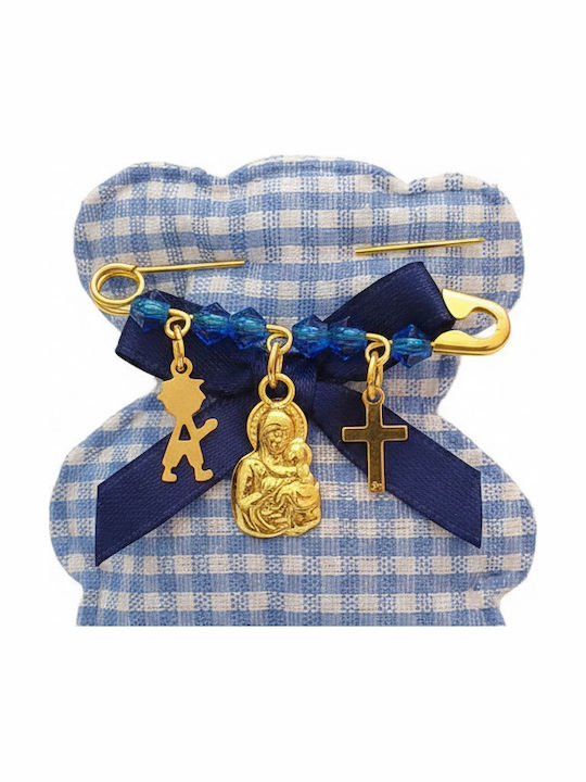 Kinder Amulett Jungfrau Maria Konstantin-Münze aus Silber