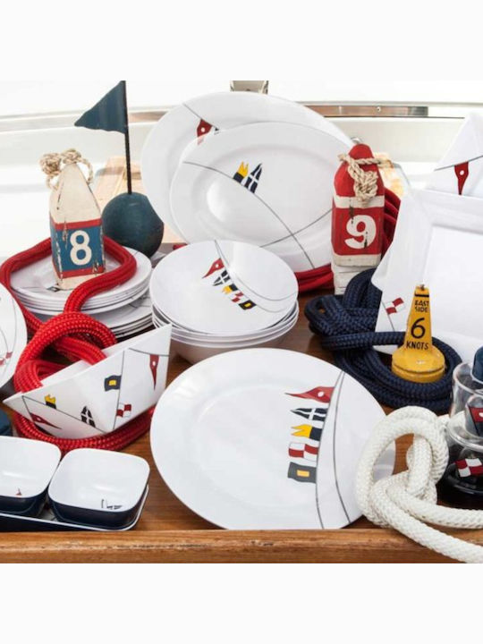 Marine Business Regata Плитка Чиния от Меламин 6 Бройки
