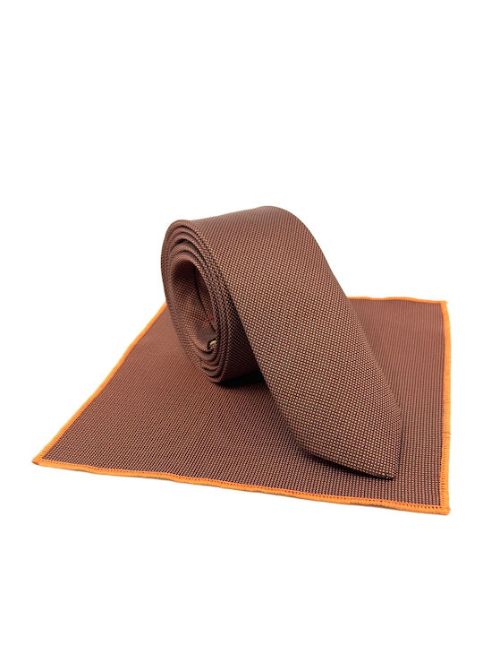 Life Style Butiken Set of Men's Printed Ties in Red Colour