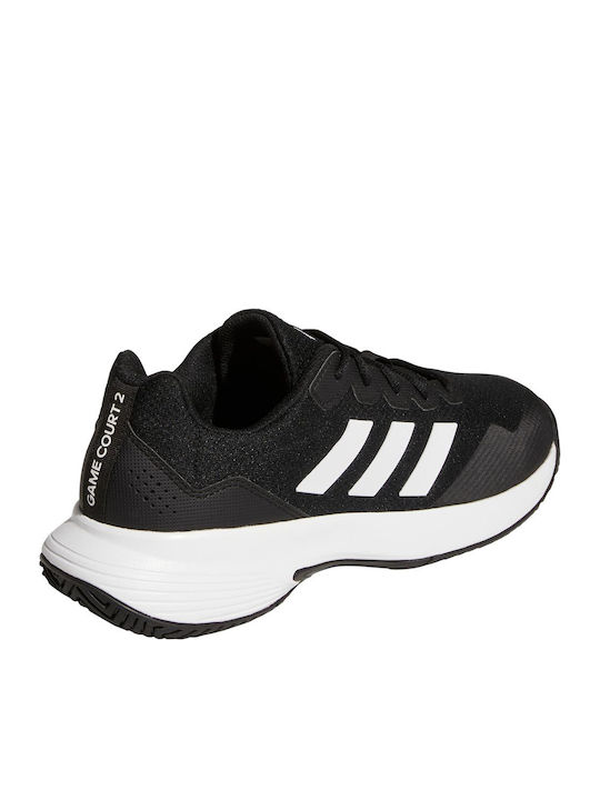 adidas Gamecourt 2.0 Men's Tennis Shoes for Hard Courts Core Black / Cloud White