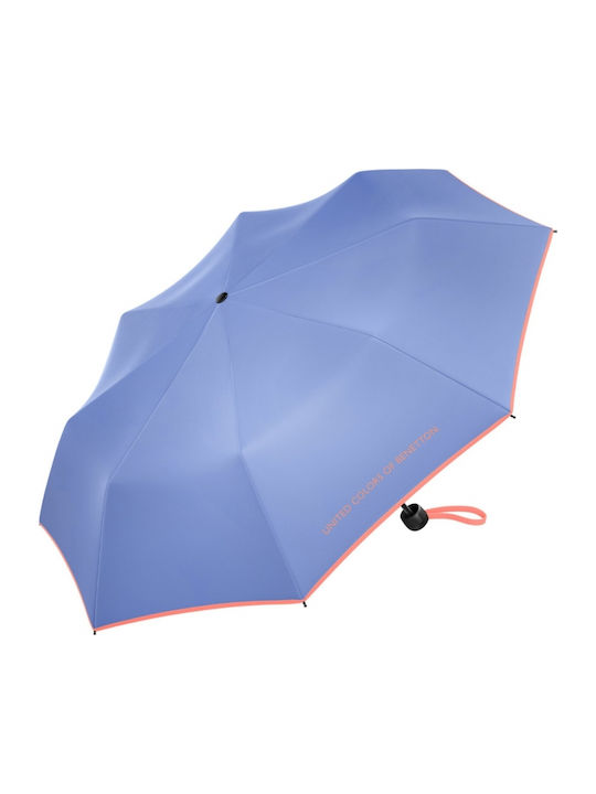 Benetton Compact Purple Umbrella