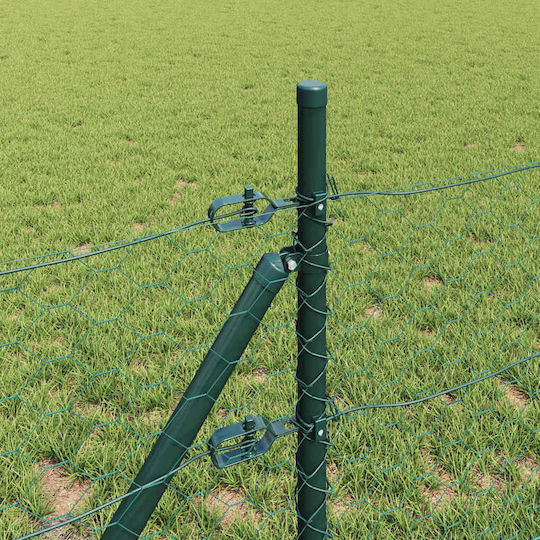vidaXL Сет Зелено Телено Ограждение 0.5x25m